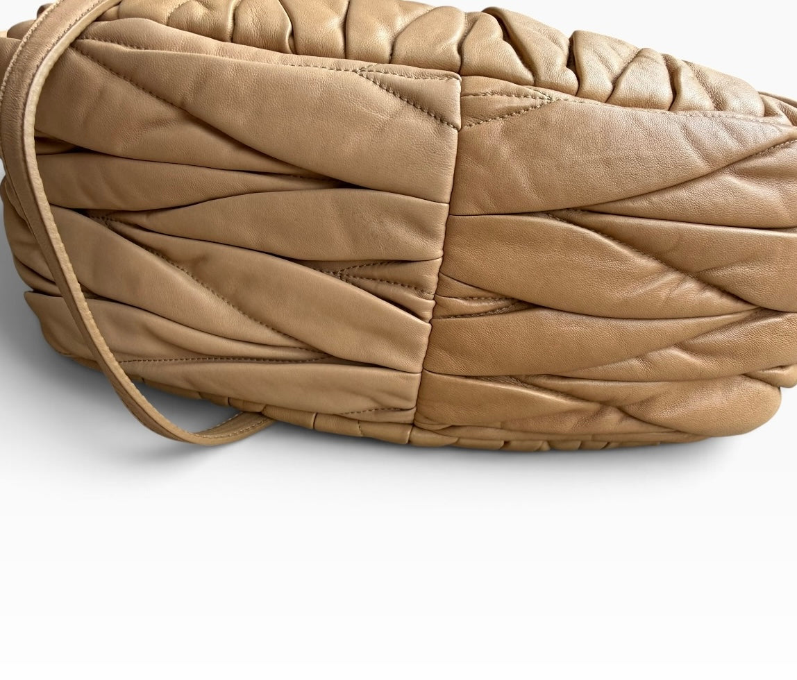 Miu Miu Coffer Matelassé Leather Bag