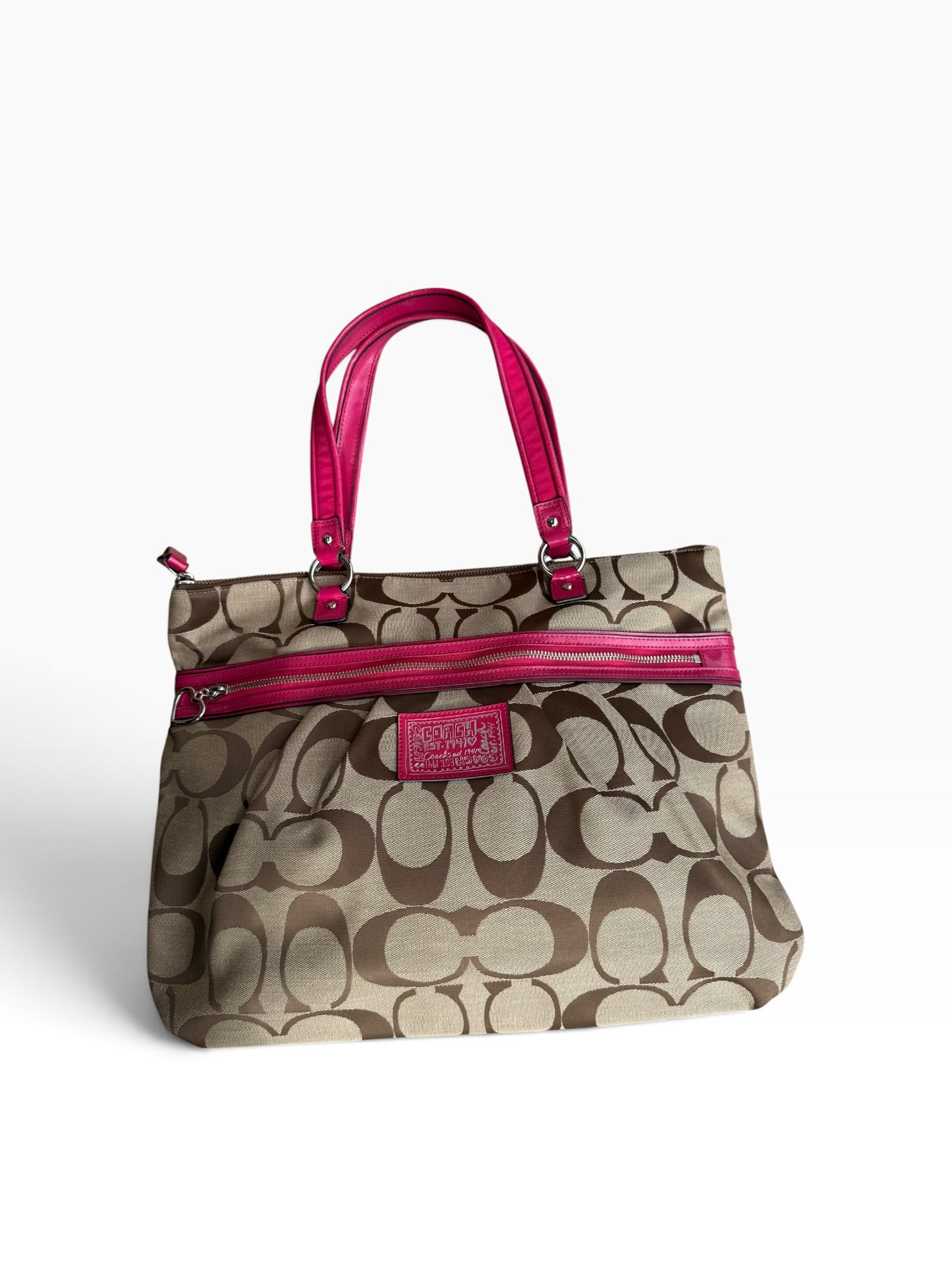 Vintage Coach Poppy Signature Tote F22947