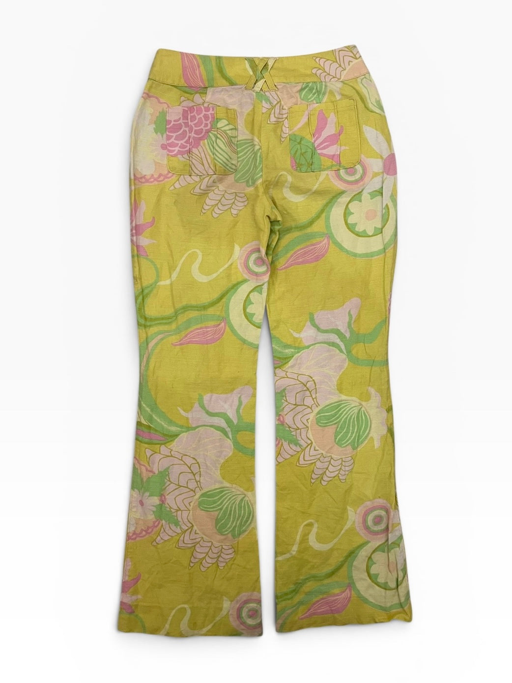 Dolce & Gabbana floral linen trousers