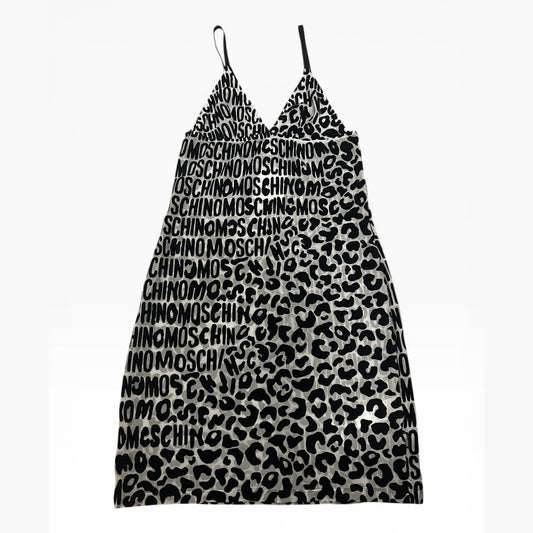 Moschino Mesh Logo Dress