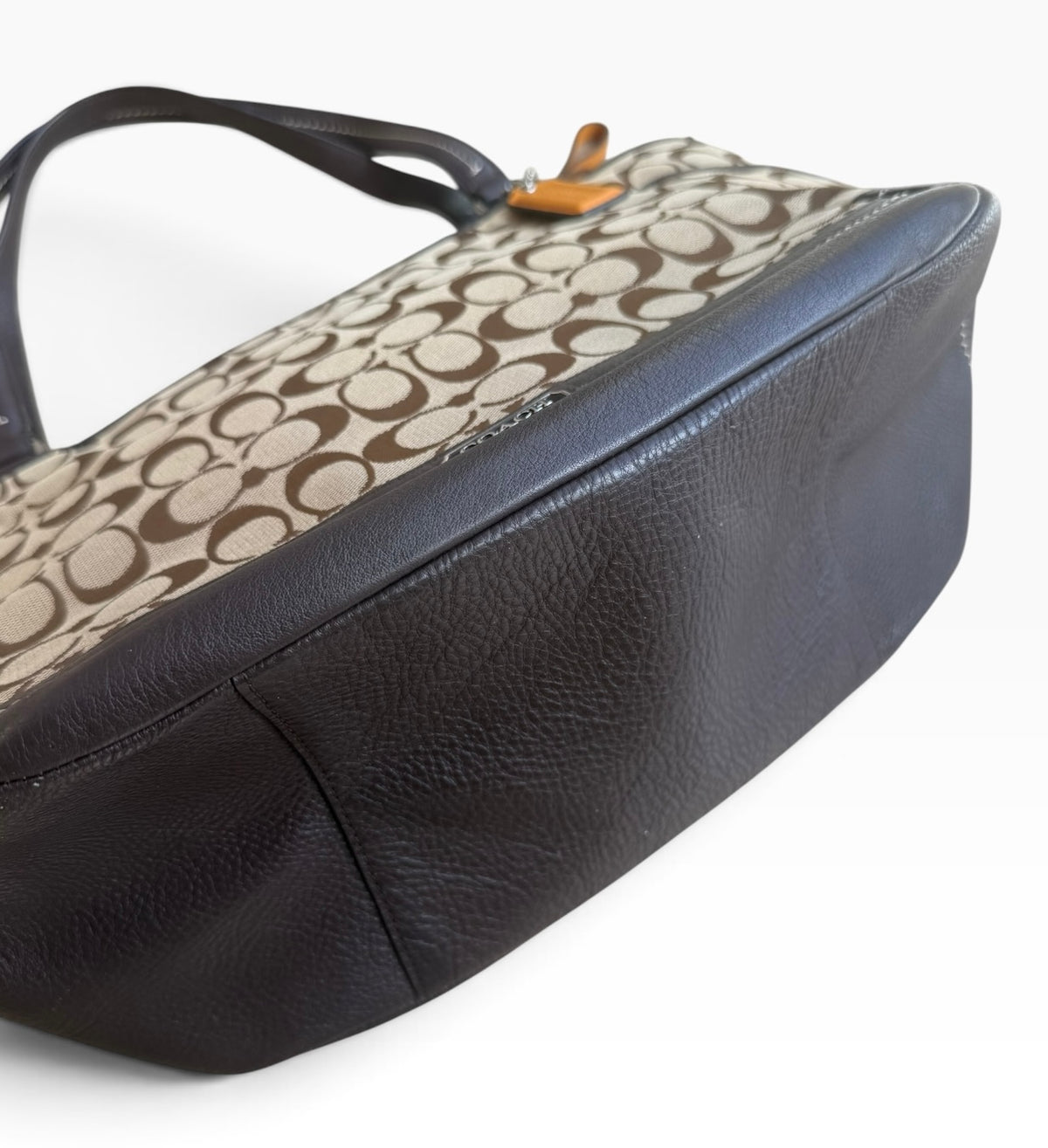 Coach Signature Jacquard Shoulder Tote Bag F23297