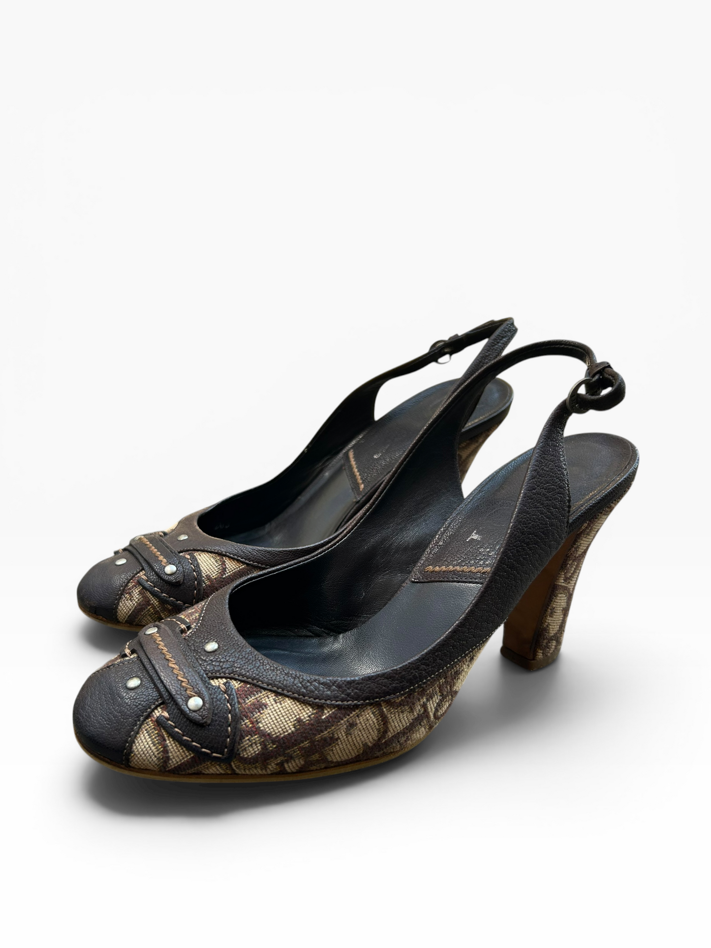 Dior Monogram Slingback Heels