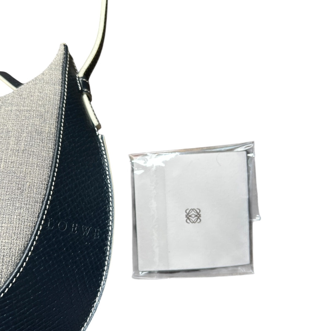 Loewe Canvas & Leather Shoulder Bag