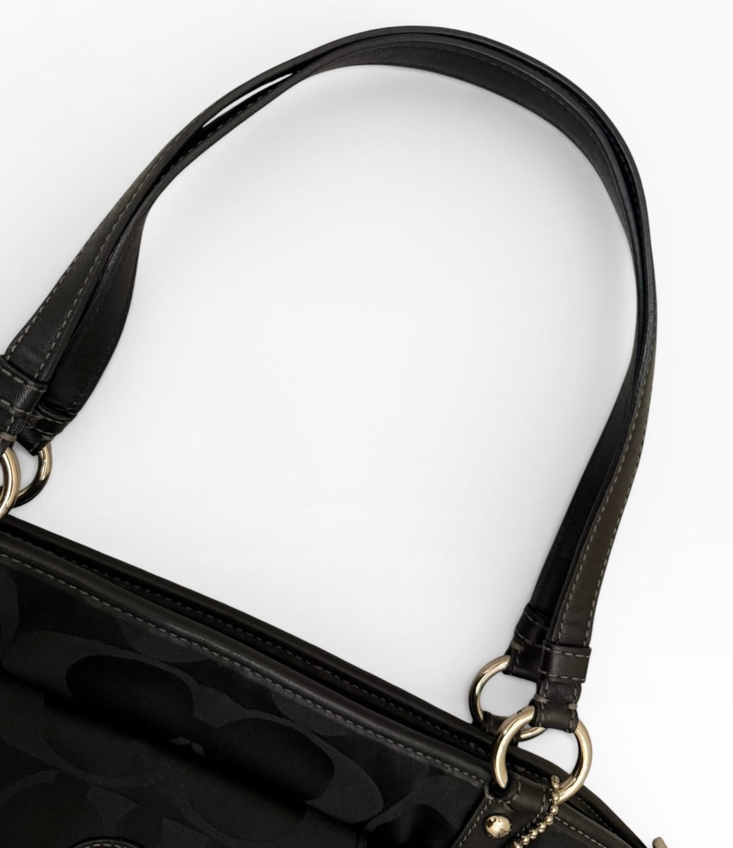 Coach Jacquard Shoulder Bag