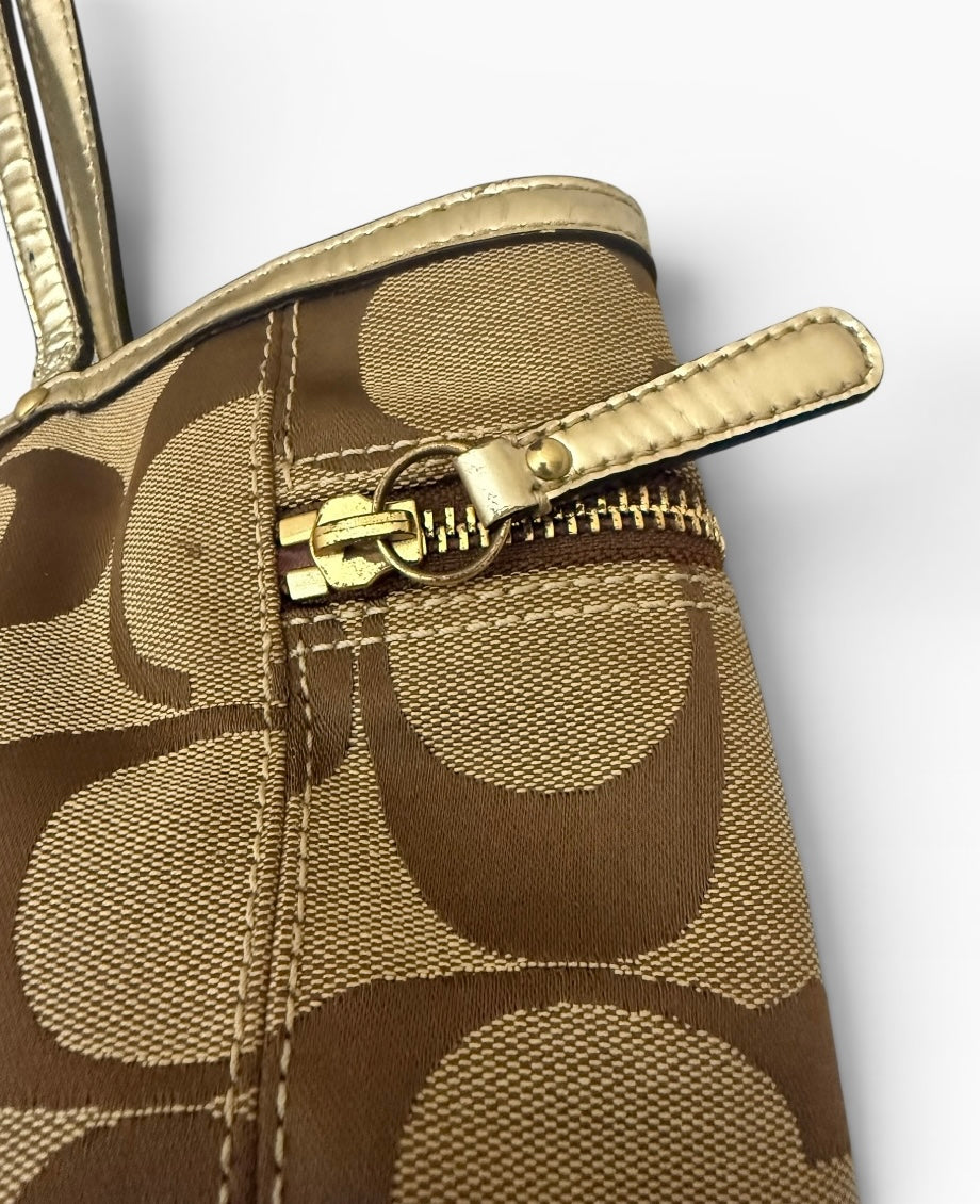 Coach Gold Tote