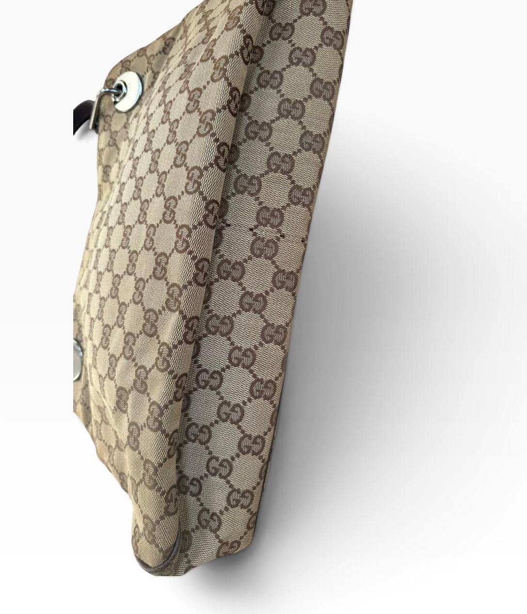 Gucci Monogram Canvas Shoulder Bag