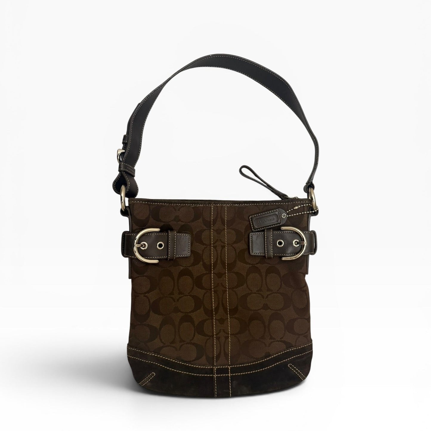 Coach Signature Buckle Duffle Bag