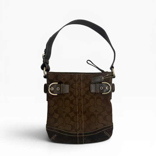 Coach Signature Buckle Duffle Bag