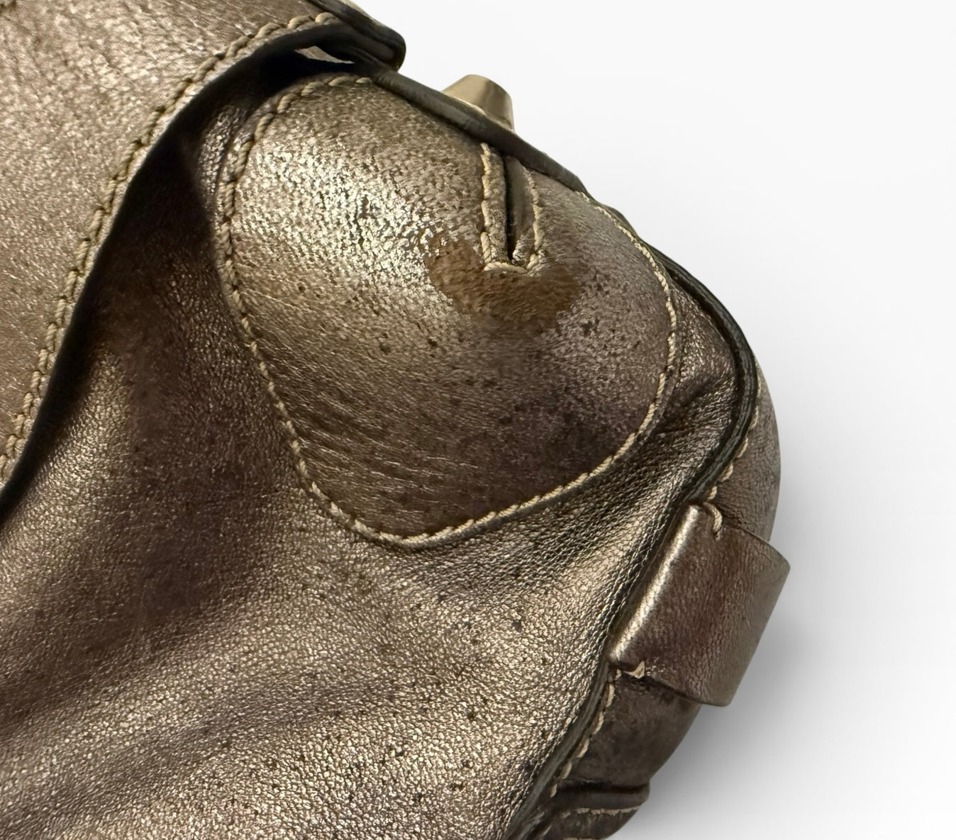 Chloe Patsy Metallic HandBag