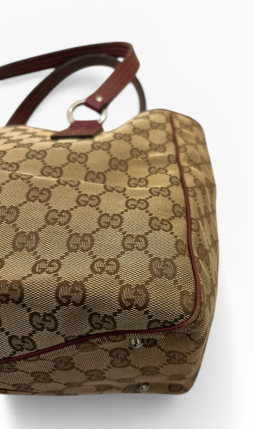 Gucci Monogram Tote Shoulder Bag