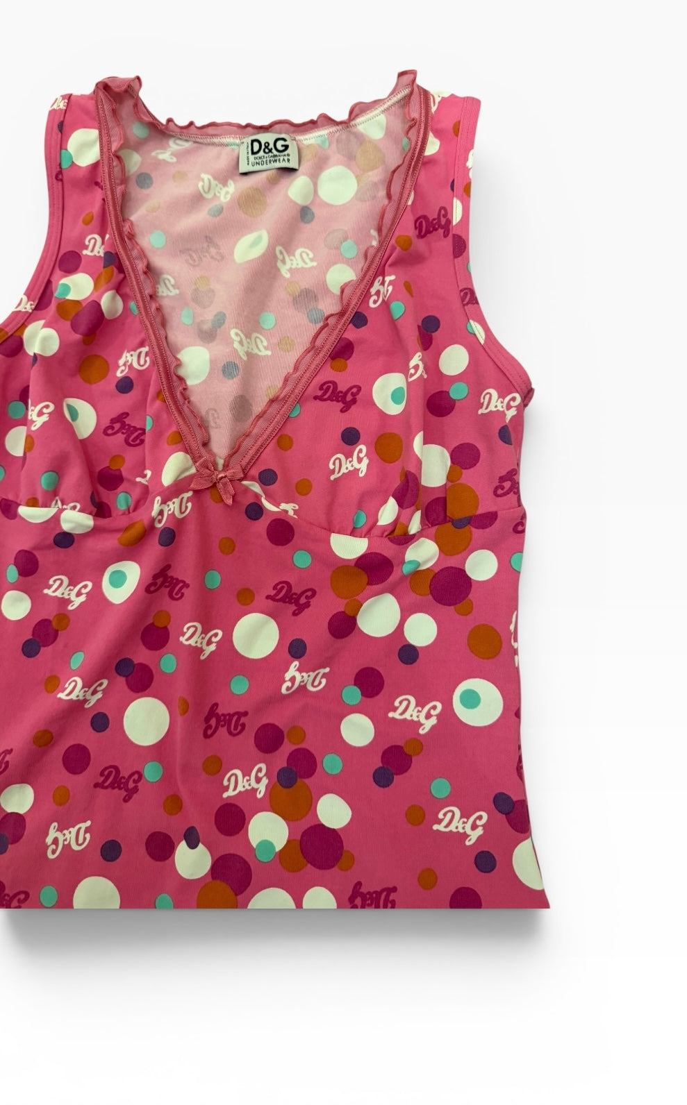 Dolce & Gabbana Pink Vest Top