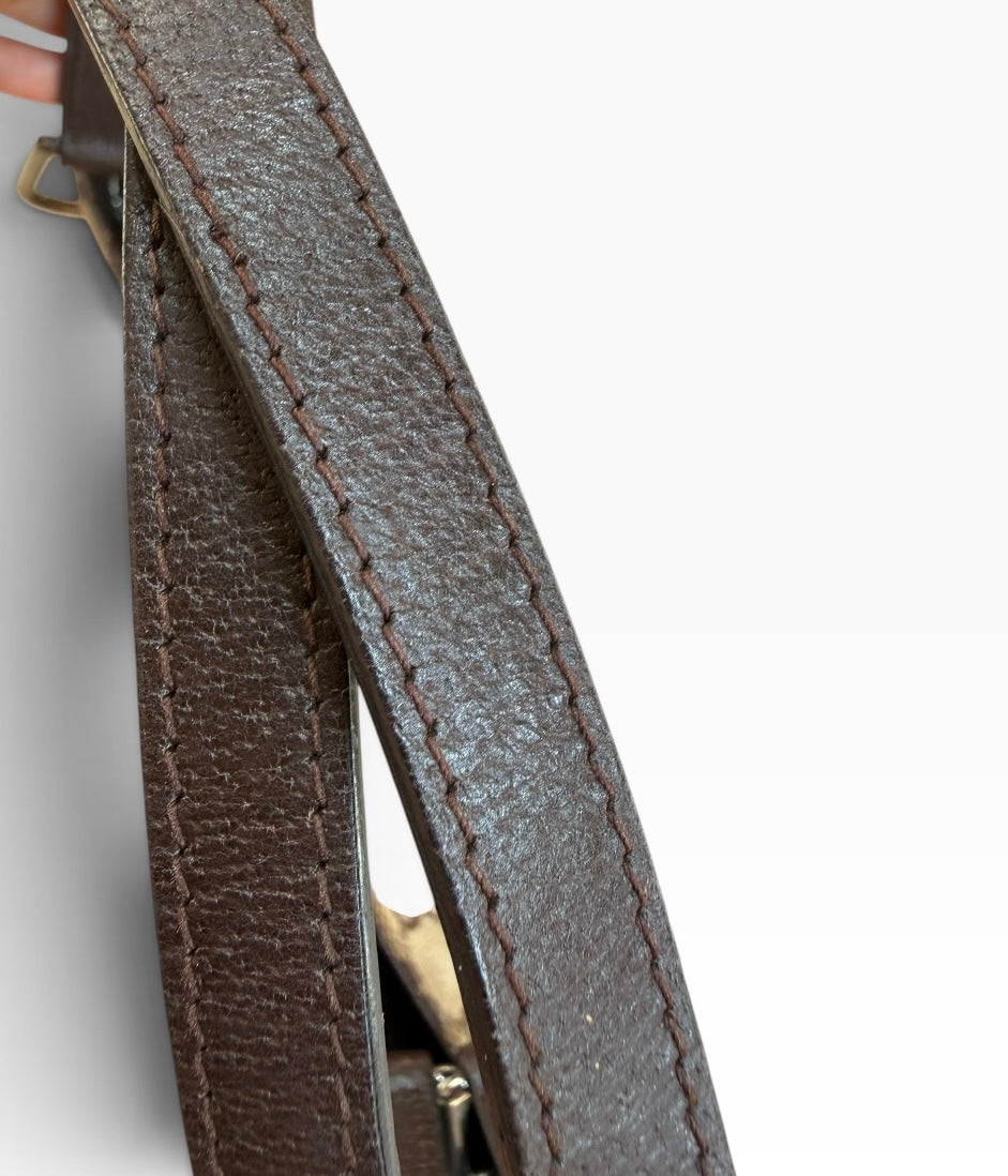 Gucci Monogram Canvas Shoulder Bag