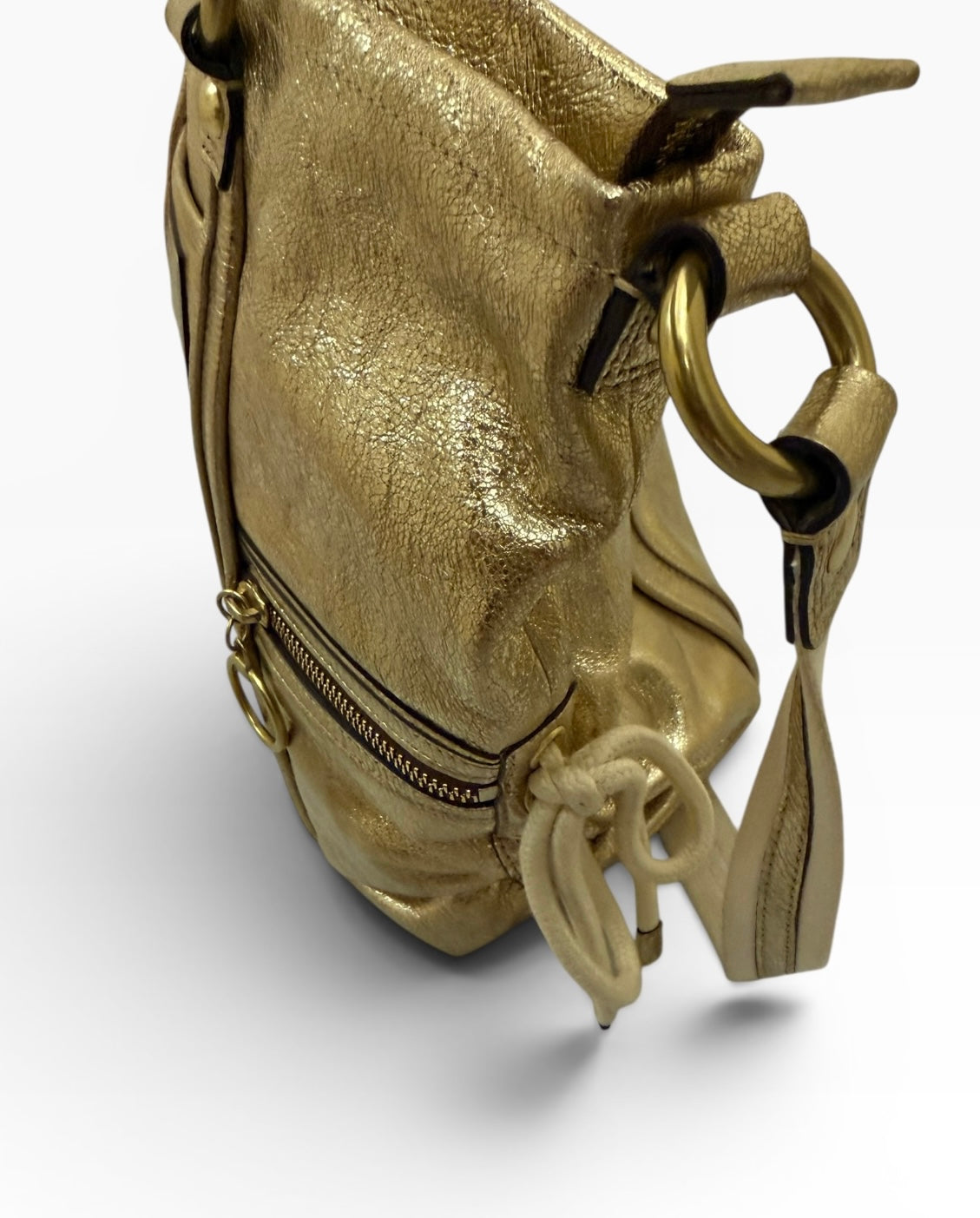 Coach Poppy Metallic Tote