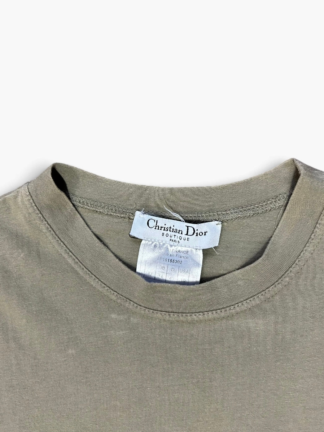 Vintage Christian Dior Denim Logo Sleeveless T-Shirt