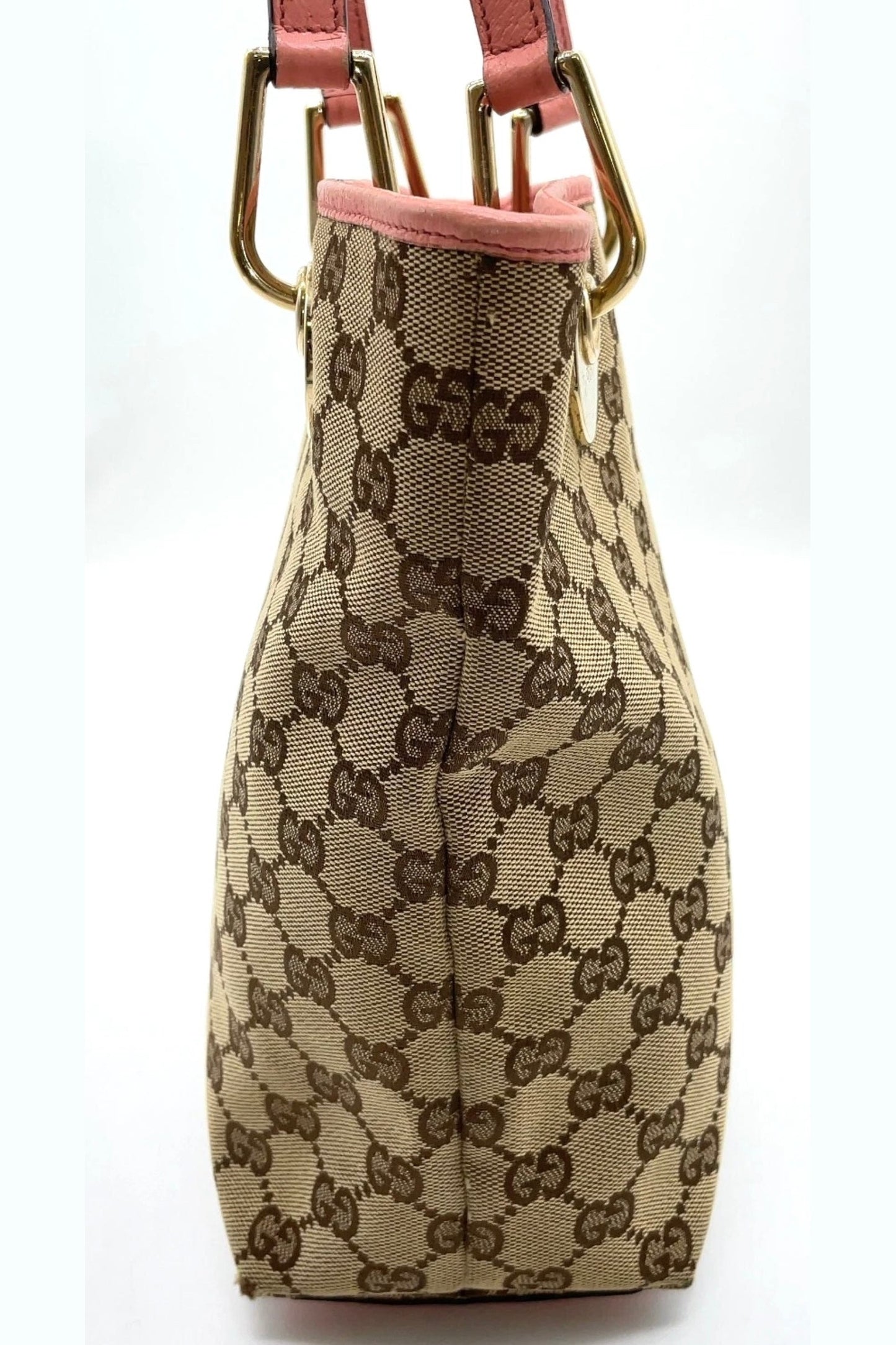 Gucci Eclipse Pink Leather Monogram Shoulder Bag