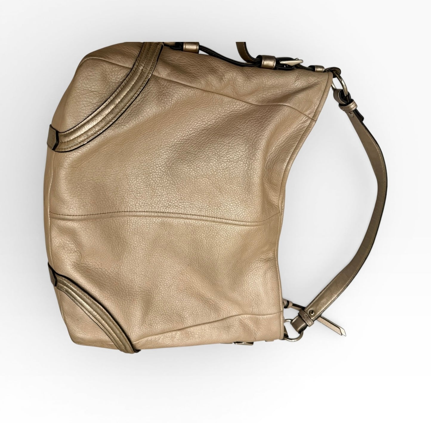 Coach Chelsea Metallic Leather Shimmer Hobo Bag