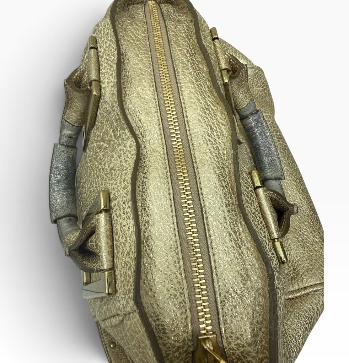 Chloe Ethel Metallic Gold Bag