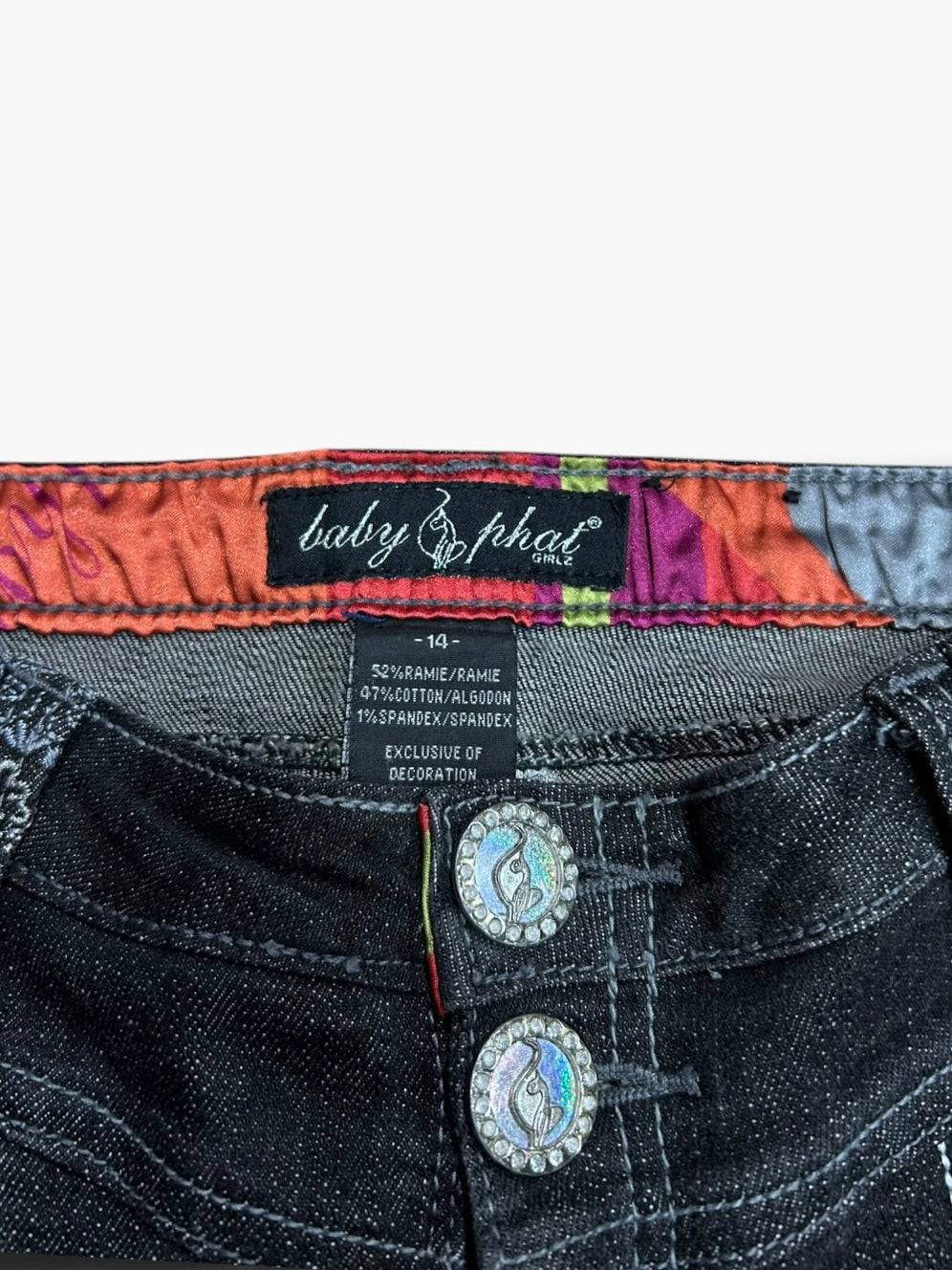 Baby Phat Embroidered Capris