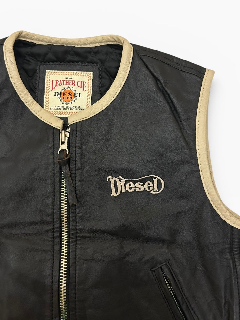 Archive Diesel Leather Vest
