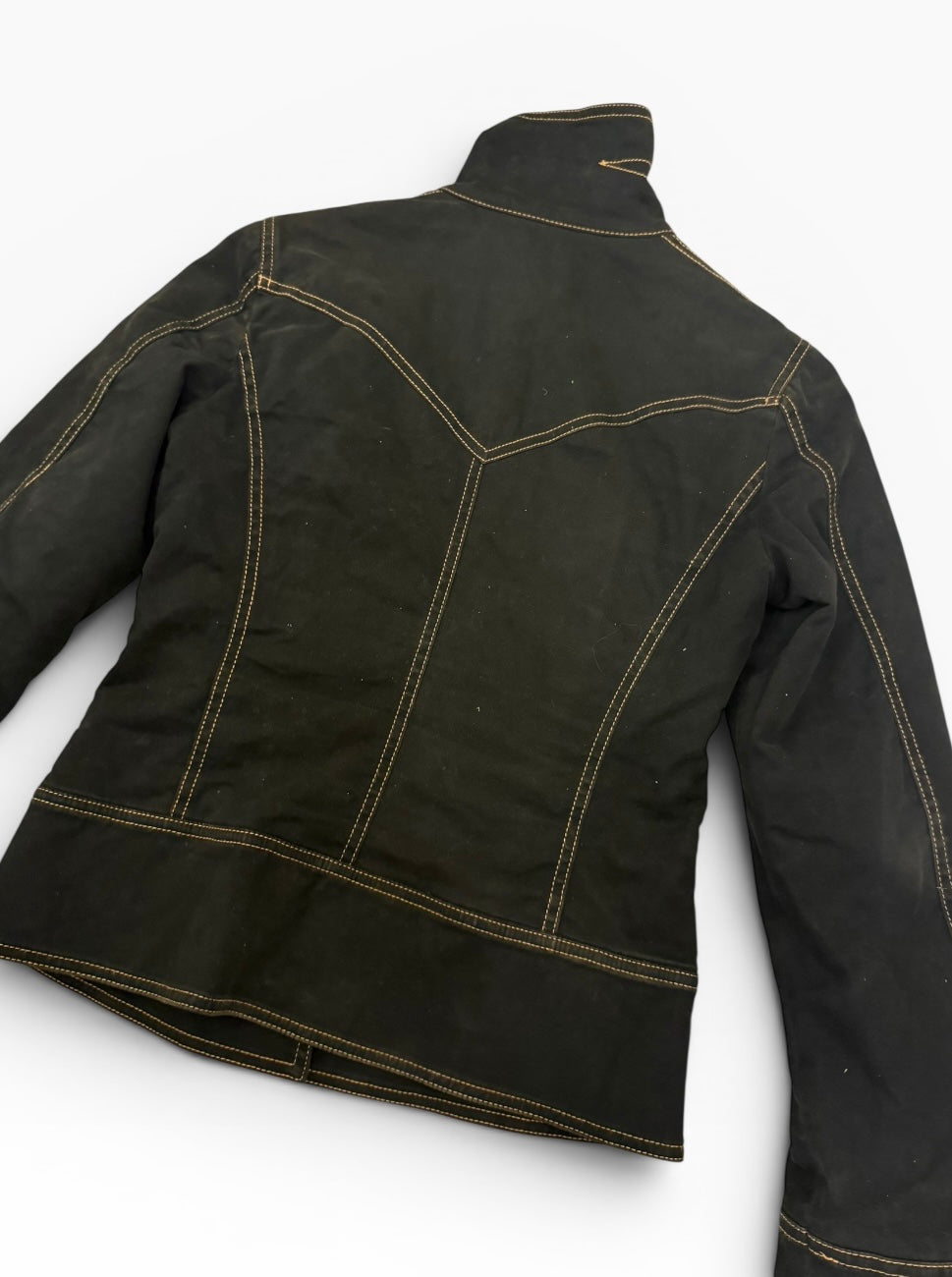 Moschino Rare Button High Neck Jacket
