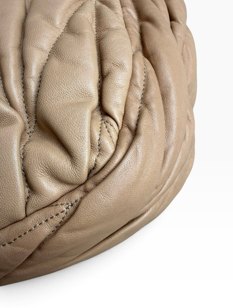 Miu Miu Coffer Matelassé Leather Bag