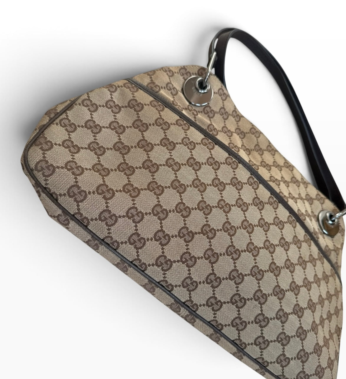 Gucci Monogram Canvas Shoulder Bag