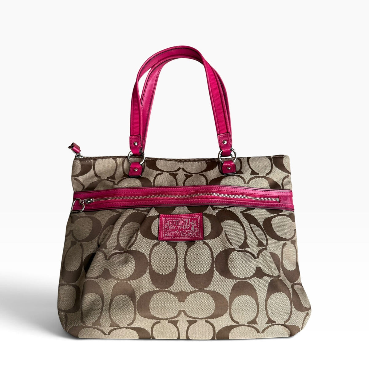 Vintage Coach Poppy Signature Tote F22947