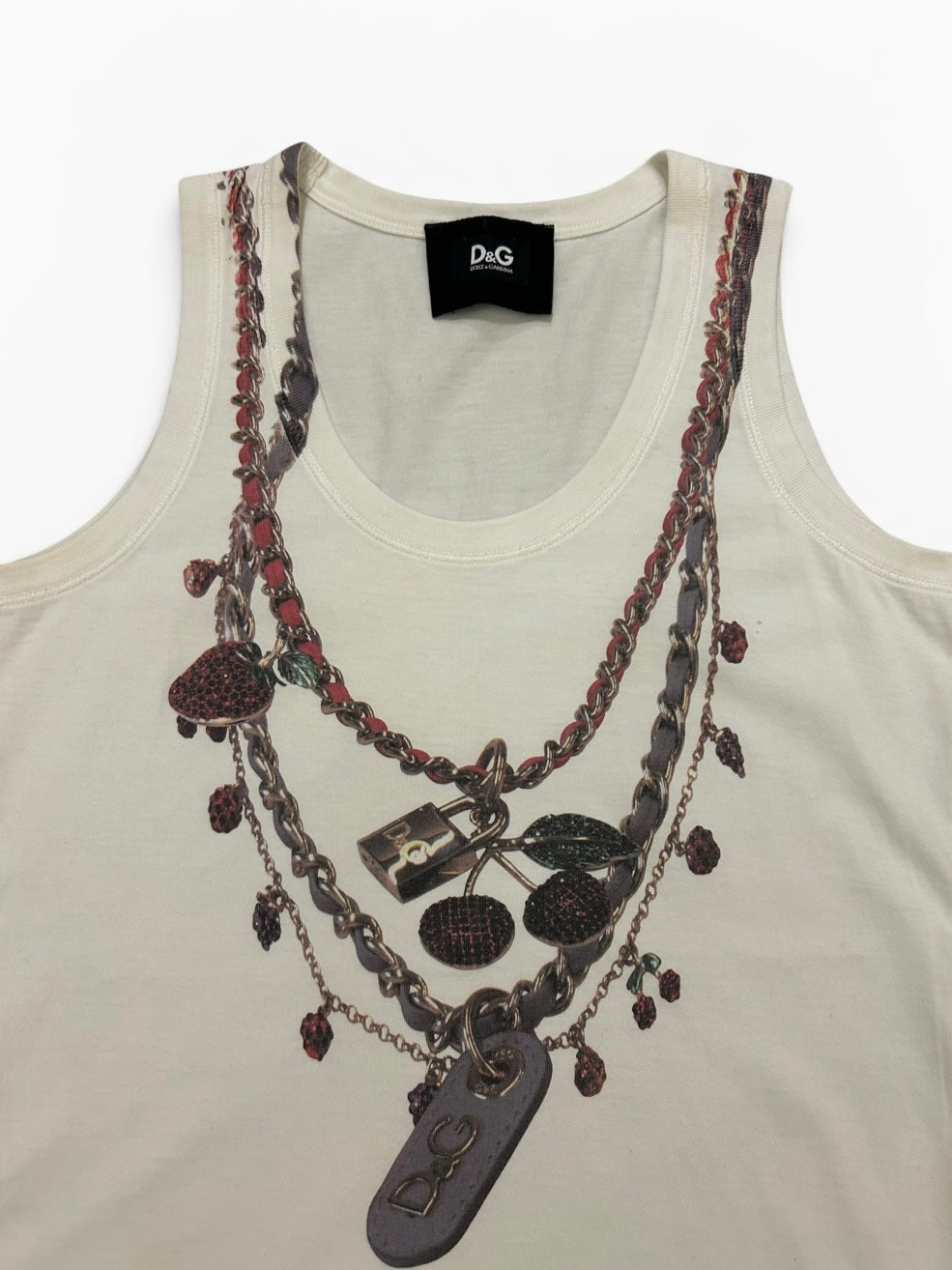 Dolce & Gabbana Layered Necklace Tank