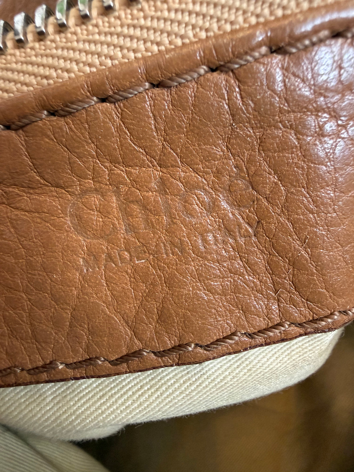 Chloé Paddington Tan Leather Shoulder Bag