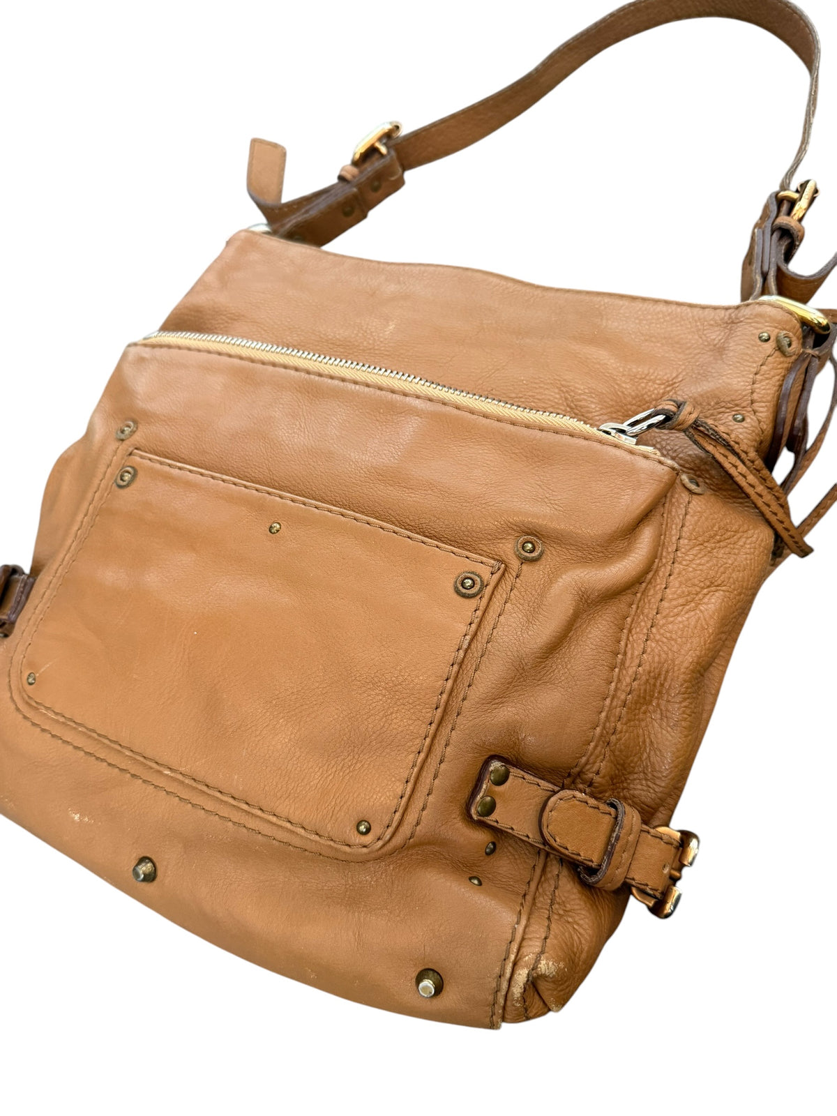 Chloé Paddington Tan Leather Shoulder Bag