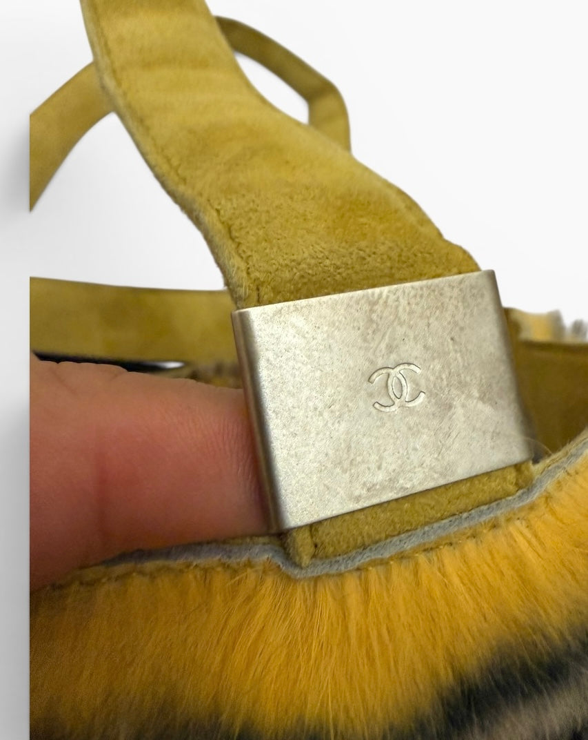 Chanel Rabbit Fur Shoulder Bag