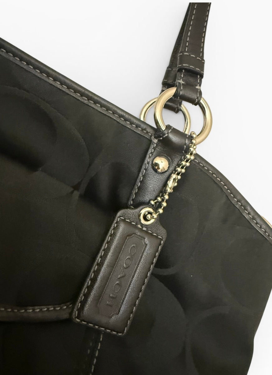Coach Jacquard Shoulder Bag
