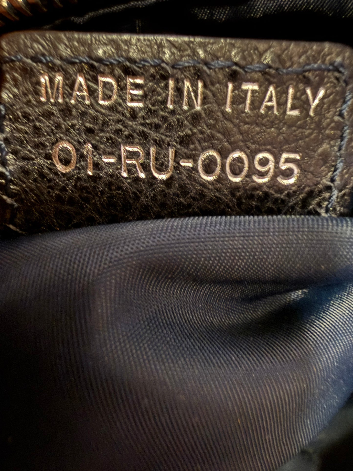 Christian Dior Flight Line Trotter Denim Shoulder Bag