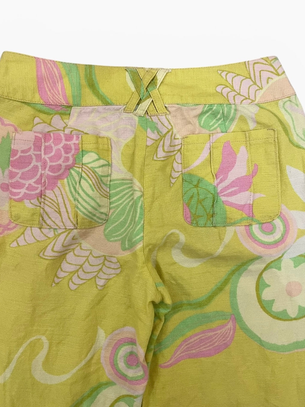 Dolce & Gabbana floral linen trousers