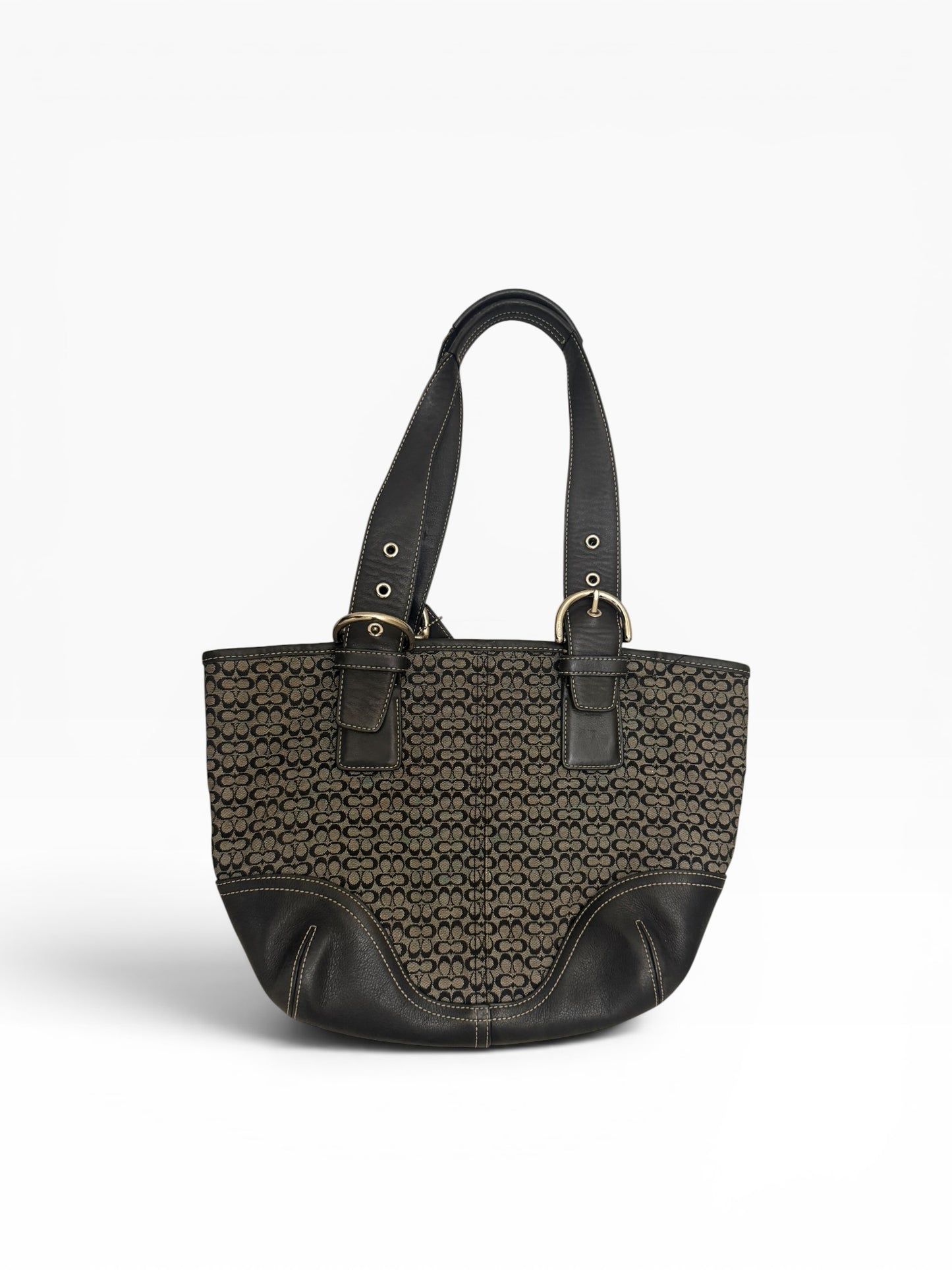 Coach Signature Buckle Tote Bag