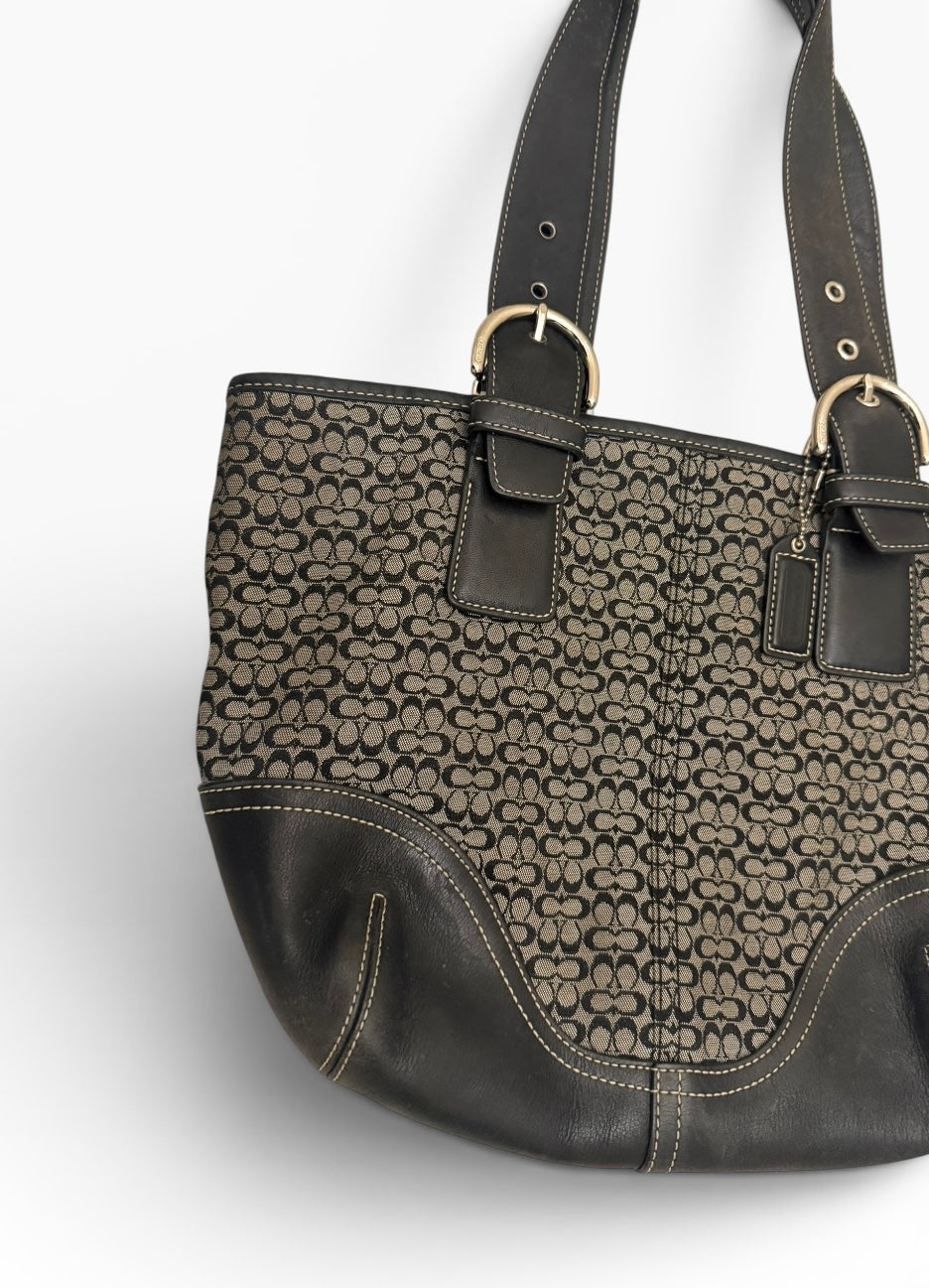Coach Signature Buckle Tote Bag