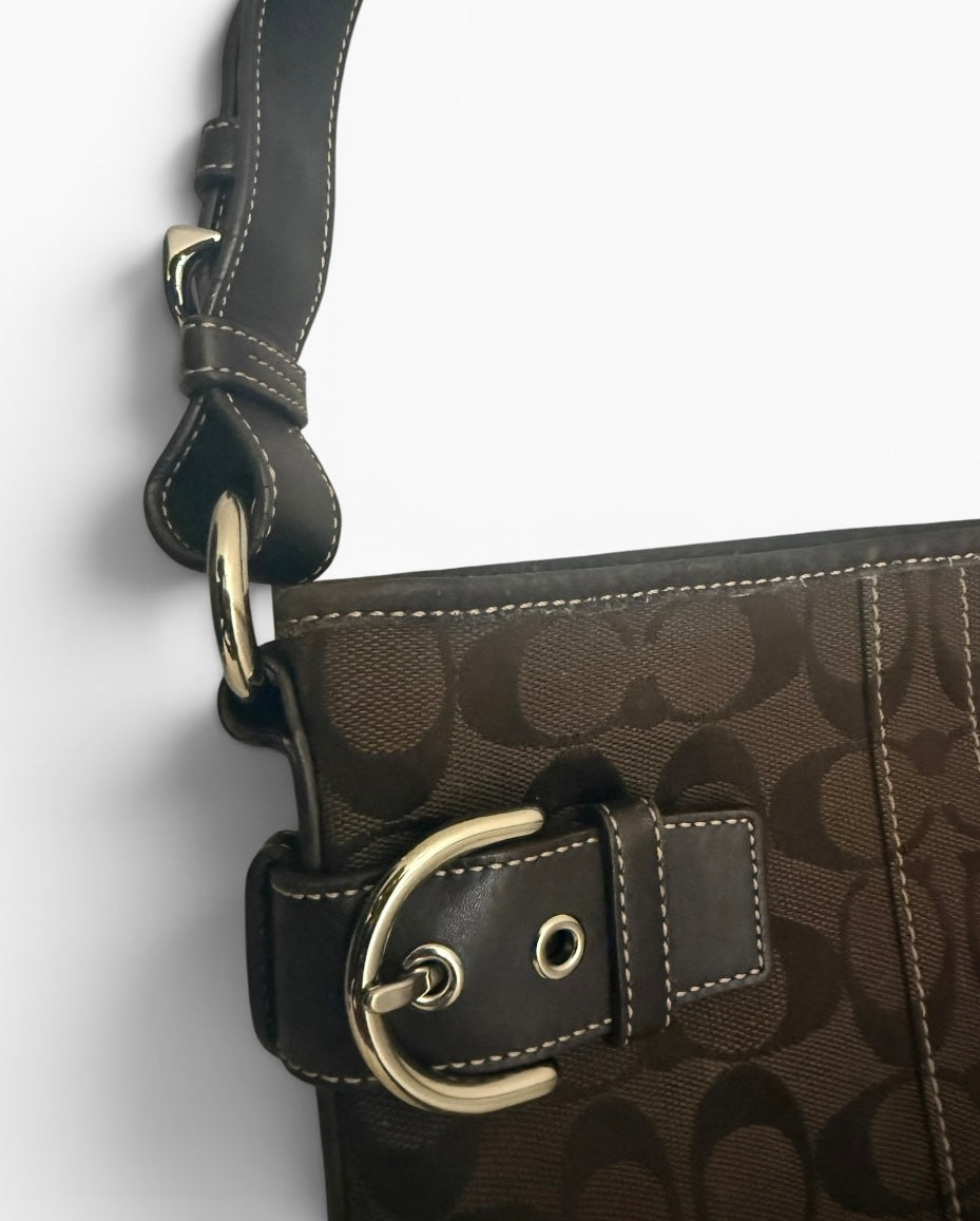 Coach Signature Buckle Duffle Bag
