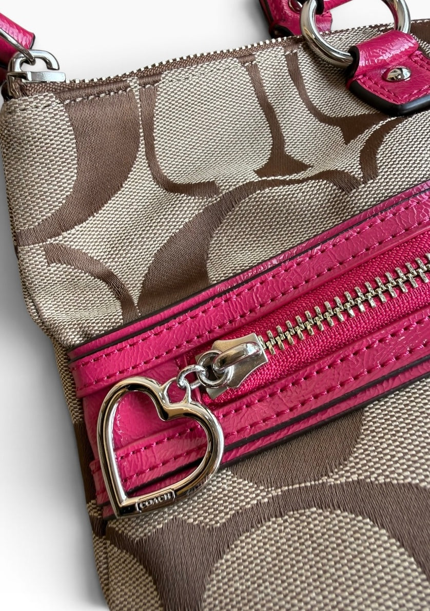 Vintage Coach Poppy Signature Tote F22947