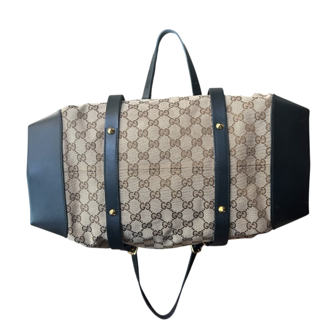 Gucci Patti Studded Large Shoulder Bag