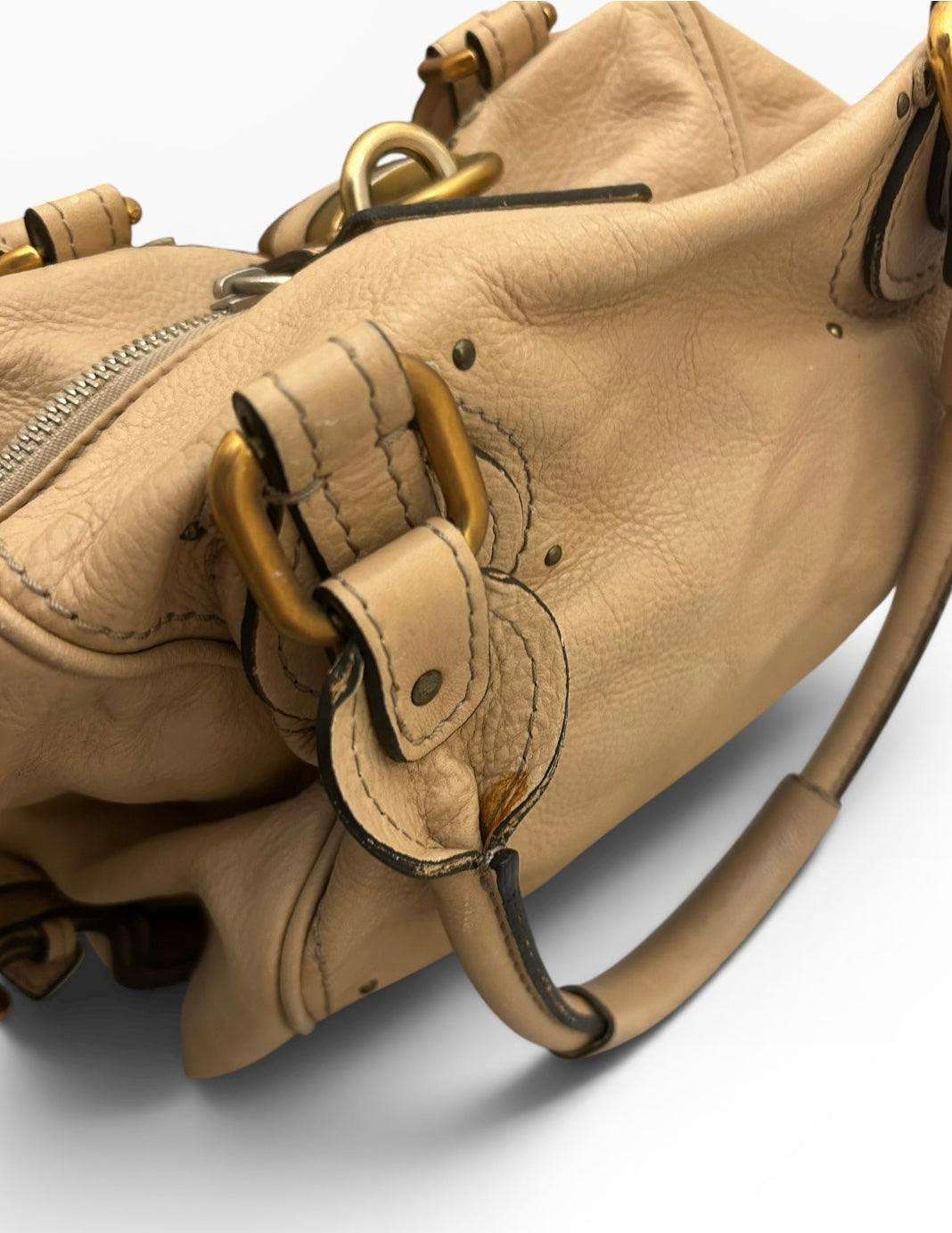 Chloe Paddington Studded Shoulder Bag