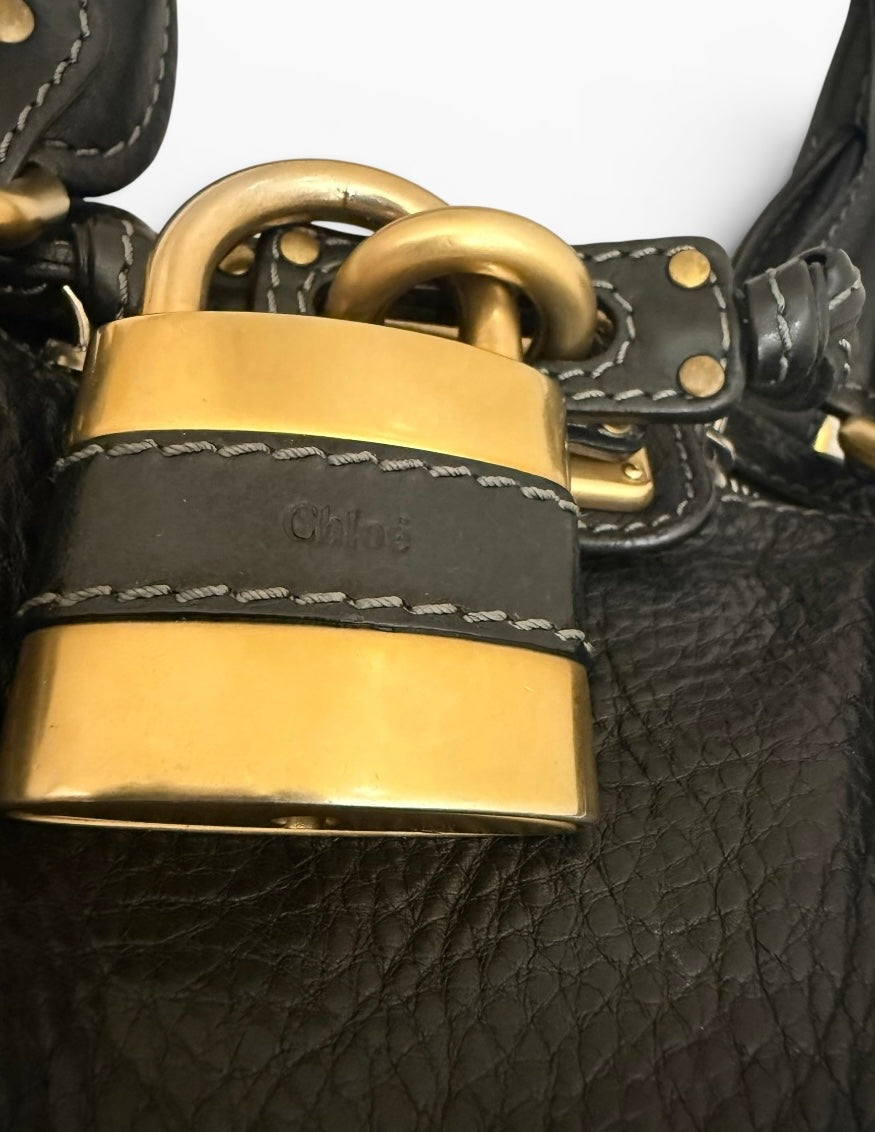 Chloe Paddington Black Shoulder Bag