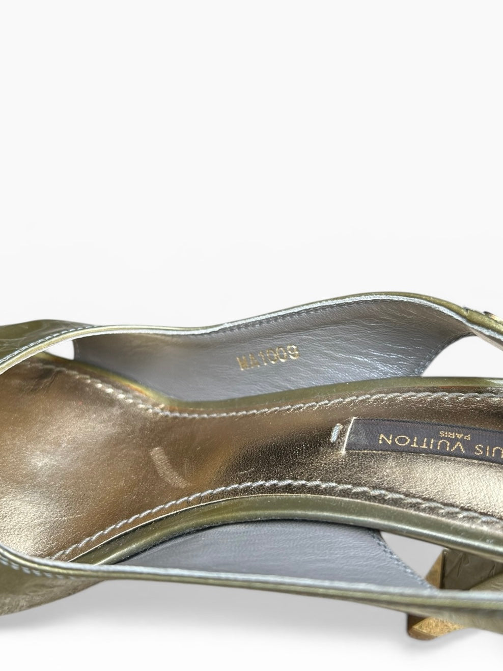 Louis Vuitton Vernis Slingback Heels