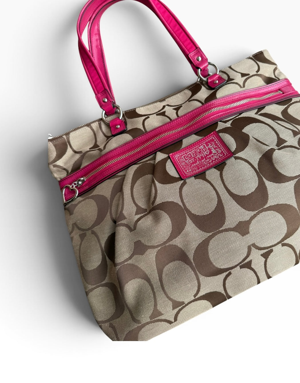 Vintage Coach Poppy Signature Tote F22947