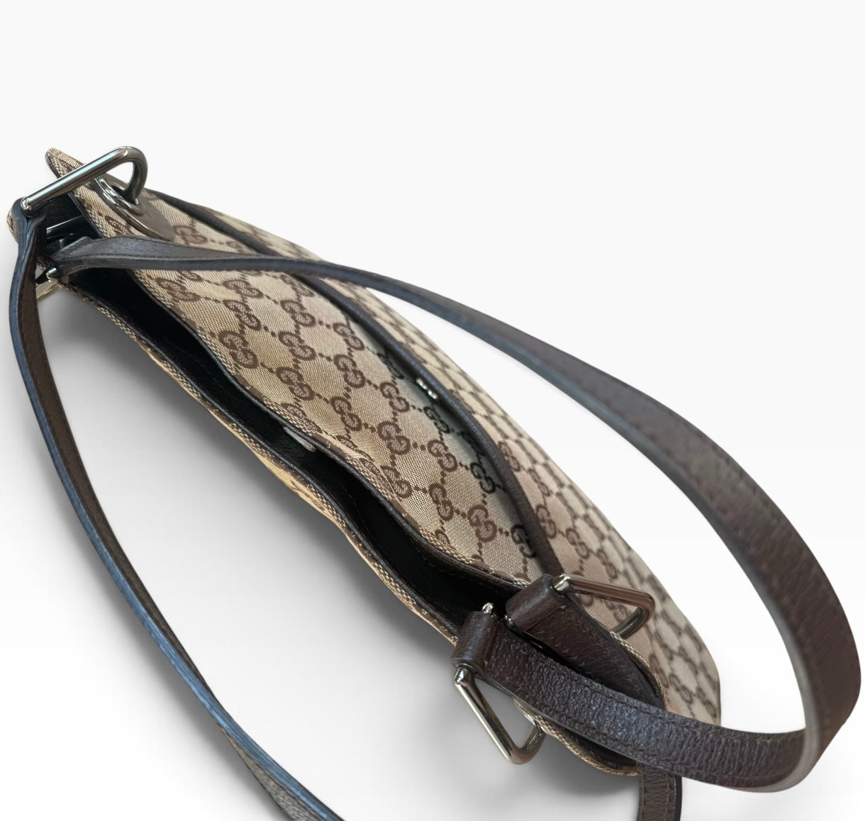 Gucci Monogram Canvas Shoulder Bag