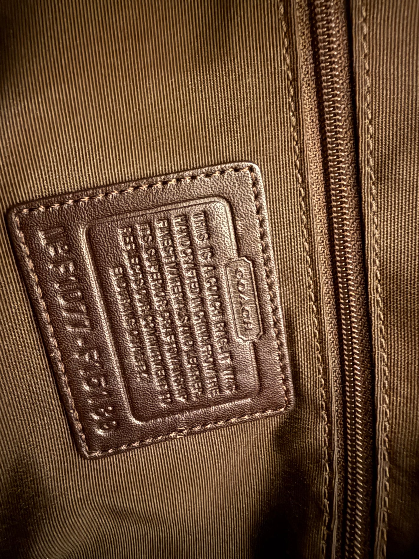 Coach Leah Signature Shoulder Bag