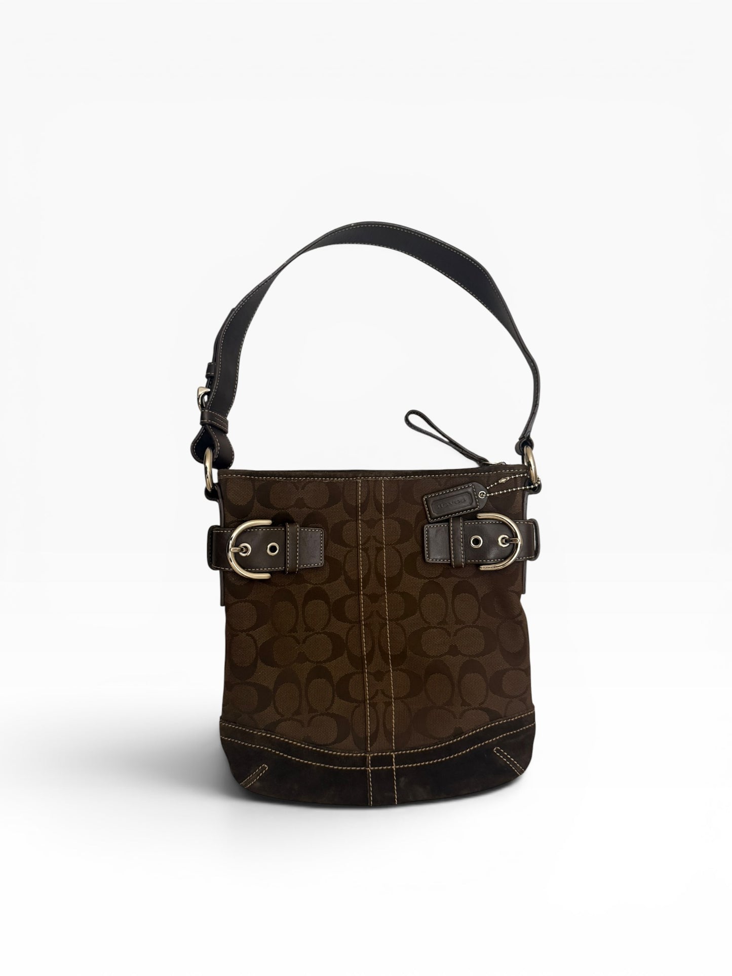 Coach Signature Buckle Duffle Bag