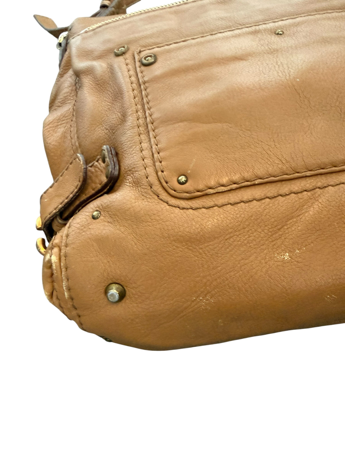 Chloé Paddington Tan Leather Shoulder Bag
