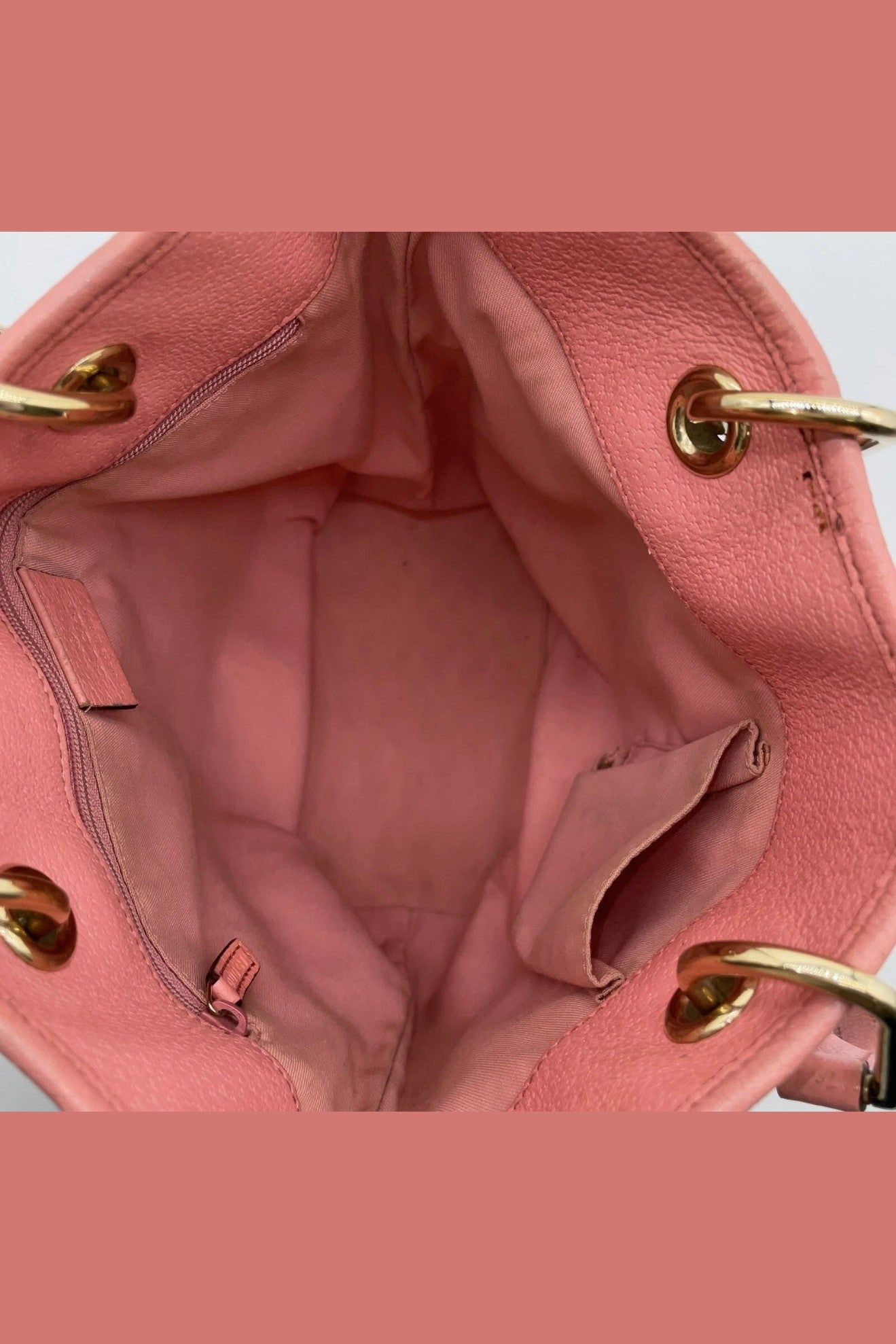 Gucci Eclipse Pink Leather Monogram Shoulder Bag