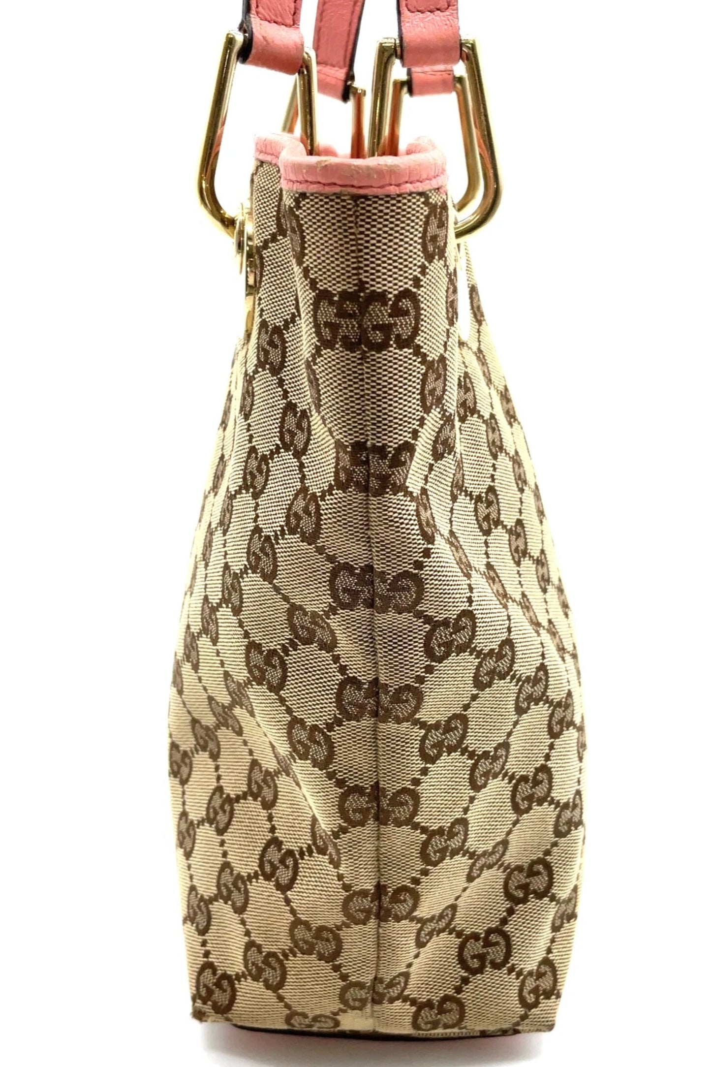 Gucci Eclipse Pink Leather Monogram Shoulder Bag