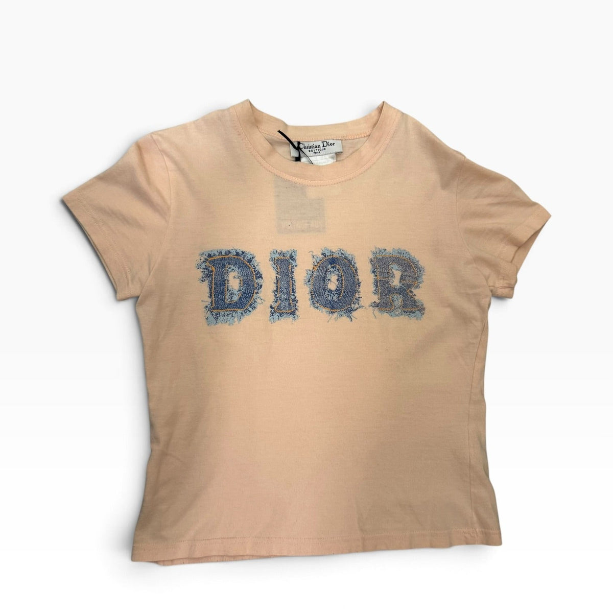 Vintage Christian Dior Denim Logo T-Shirt